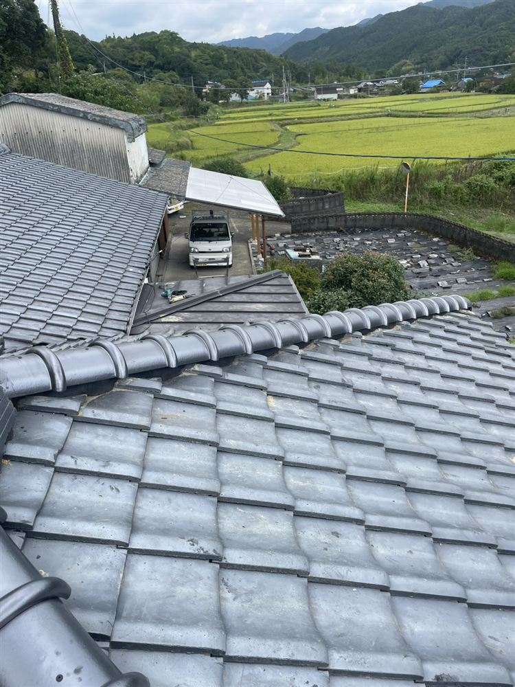 八代市 棟瓦のずれ・崩れ(施工後)